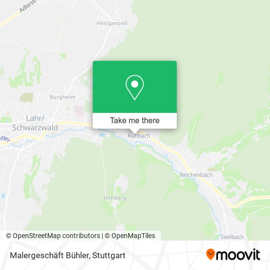 Карта Malergeschäft Bühler