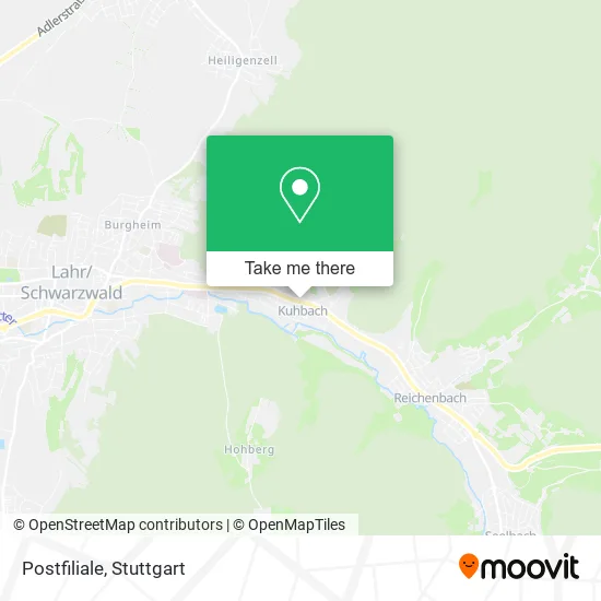 Карта Postfiliale