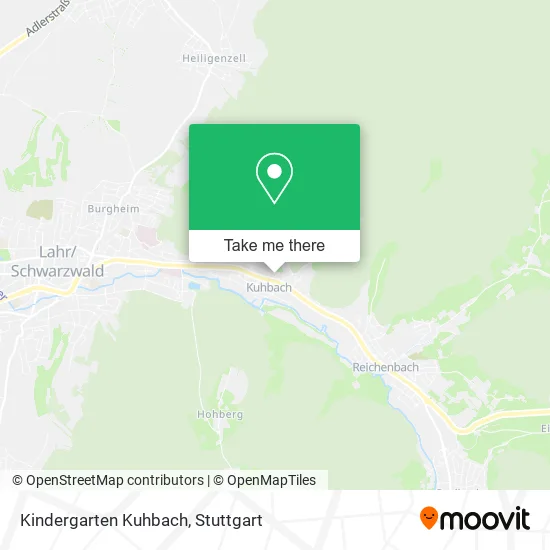 Карта Kindergarten Kuhbach