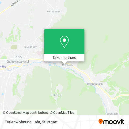 Карта Ferienwohnung Lahr