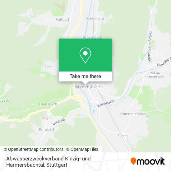 Карта Abwasserzweckverband Kinzig- und Harmersbachtal