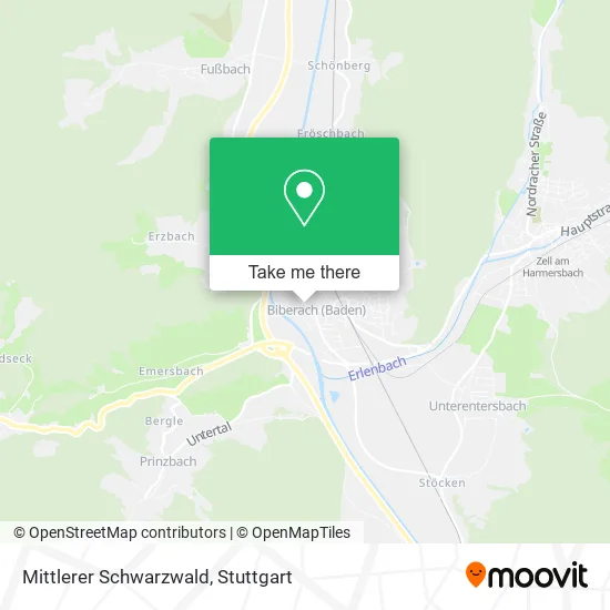 Карта Mittlerer Schwarzwald