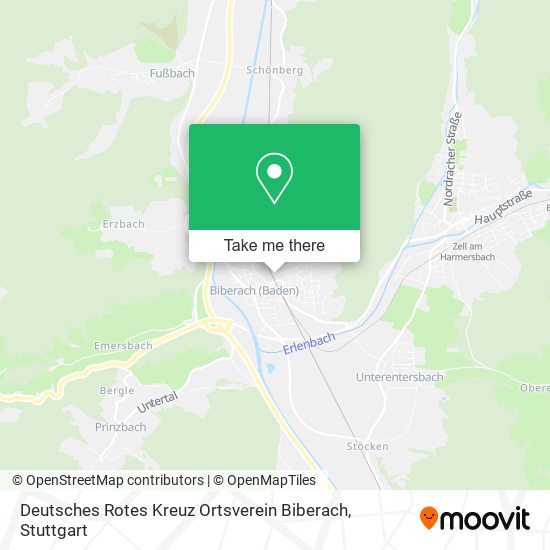 Deutsches Rotes Kreuz Ortsverein Biberach map