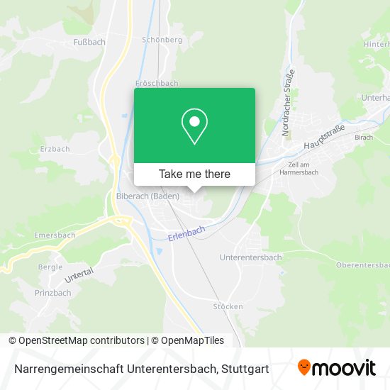Narrengemeinschaft Unterentersbach map