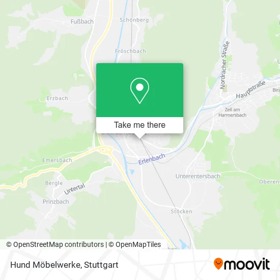 Карта Hund Möbelwerke