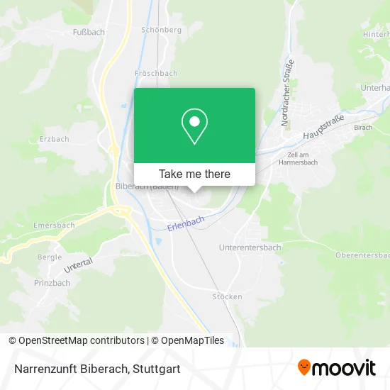 Карта Narrenzunft Biberach