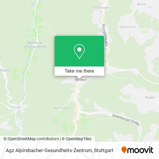 Agz Alpirsbacher-Gesundheits-Zentrum map