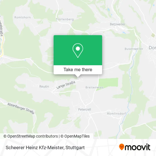 Карта Scheerer Heinz Kfz-Meister