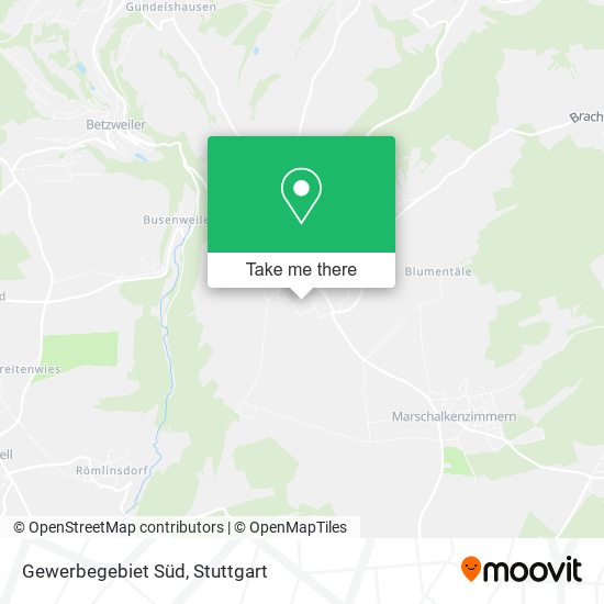 Gewerbegebiet Süd map