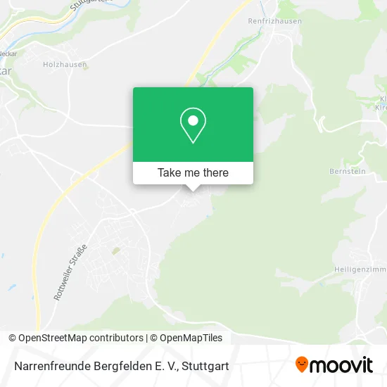 Карта Narrenfreunde Bergfelden E. V.