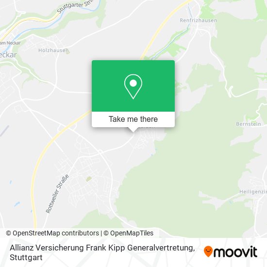 Allianz Versicherung Frank Kipp Generalvertretung map