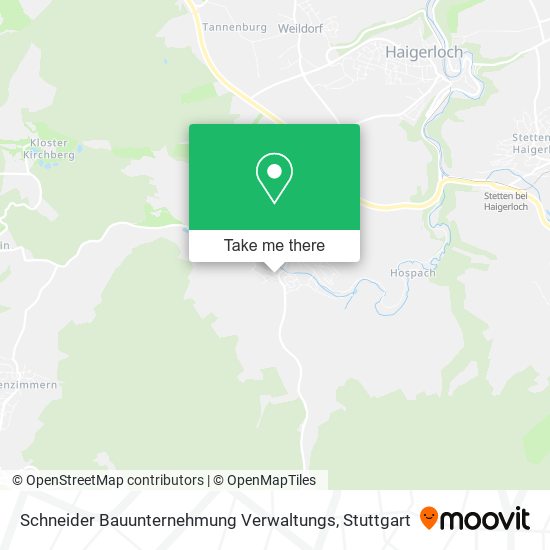 Schneider Bauunternehmung Verwaltungs map