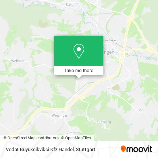 Карта Vedat Büyükcikvikci Kfz.Handel