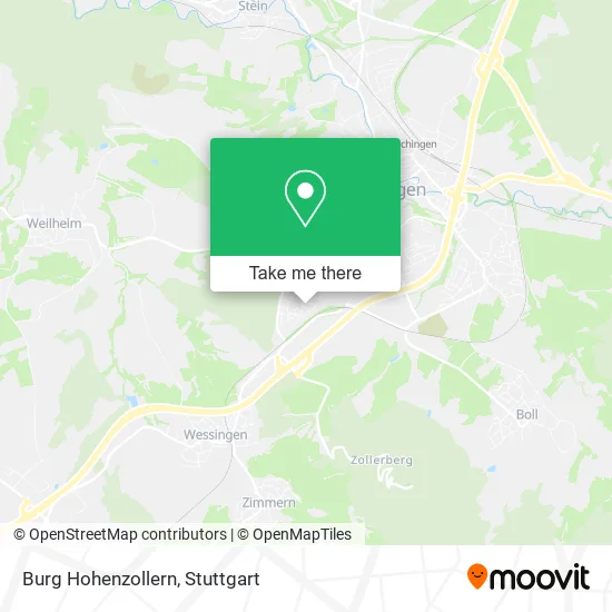 Карта Burg Hohenzollern