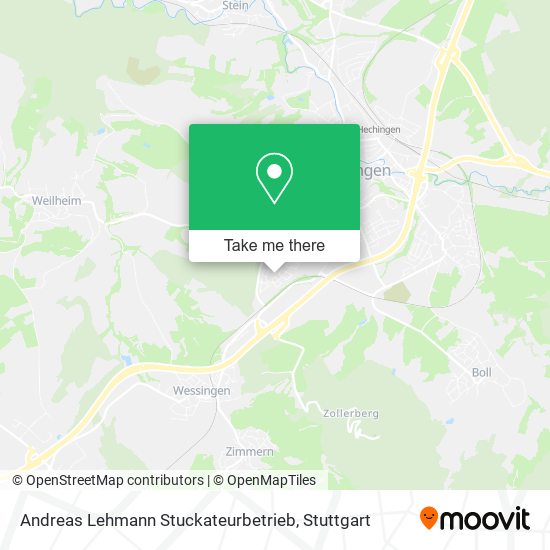 Карта Andreas Lehmann Stuckateurbetrieb