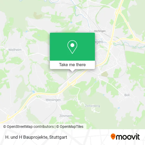 Карта H. und H Bauprojekte