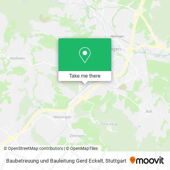 Карта Baubetreuung und Bauleitung Gerd Eckelt