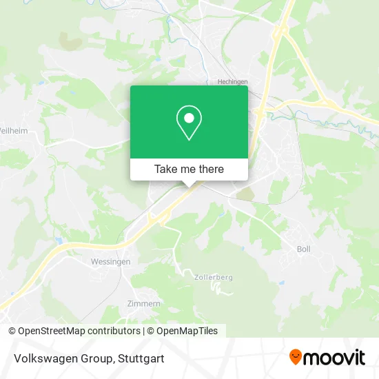 Карта Volkswagen Group