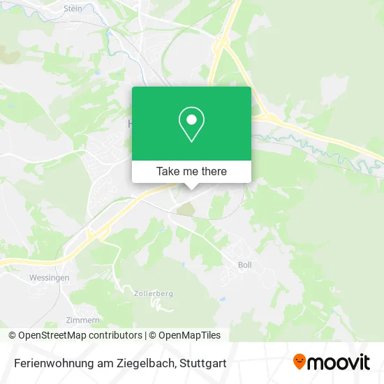 Карта Ferienwohnung am Ziegelbach