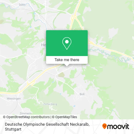 Карта Deutsche Olympische Gesellschaft Neckaralb