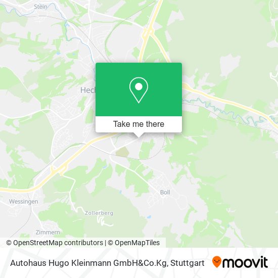 Autohaus Hugo Kleinmann GmbH&Co.Kg map