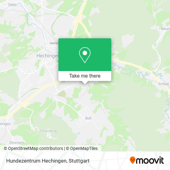 Hundezentrum Hechingen map