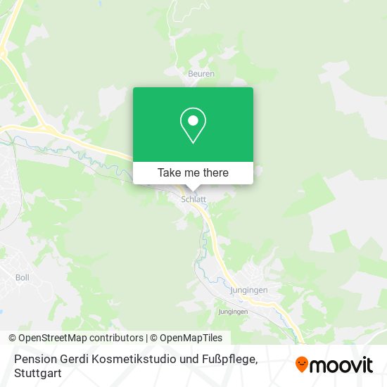 Pension Gerdi Kosmetikstudio und Fußpflege map