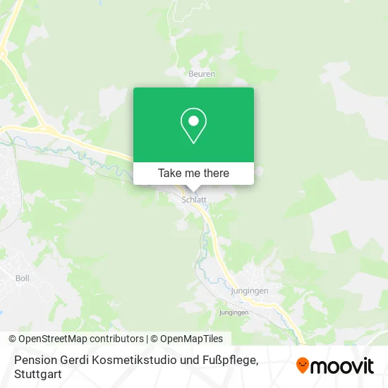 Карта Pension Gerdi Kosmetikstudio und Fußpflege