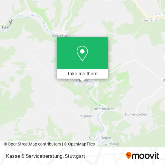 Карта Kasse & Serviceberatung