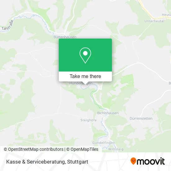 Карта Kasse & Serviceberatung