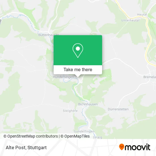 Карта Alte Post