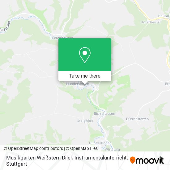 Musikgarten Weißstern Dilek Instrumentalunterricht map