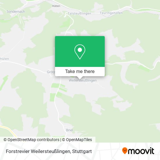 Forstrevier Weilersteußlingen map
