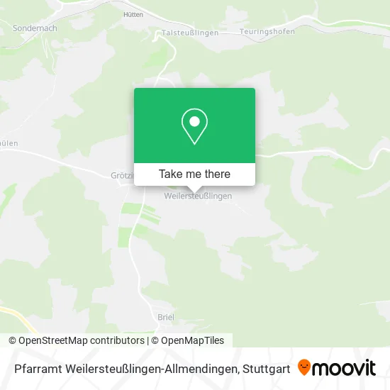 Карта Pfarramt Weilersteußlingen-Allmendingen