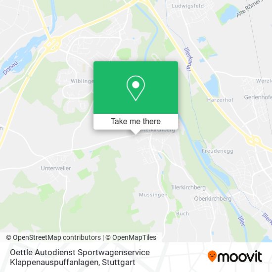 Карта Oettle Autodienst Sportwagenservice Klappenauspuffanlagen
