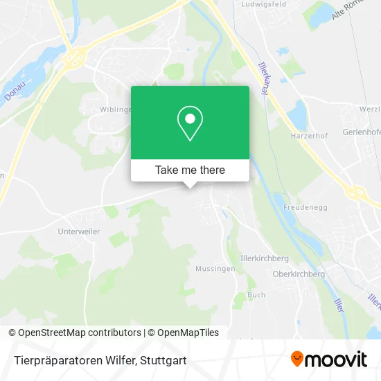 Карта Tierpräparatoren Wilfer