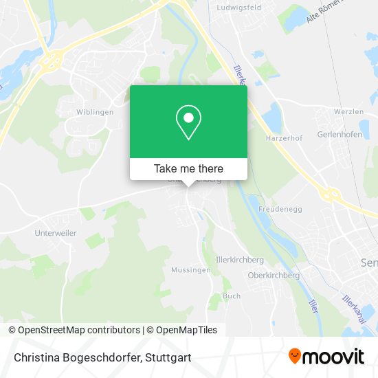Christina Bogeschdorfer map