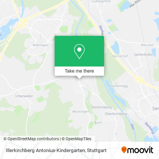 Illerkirchberg Antonius-Kindergarten map