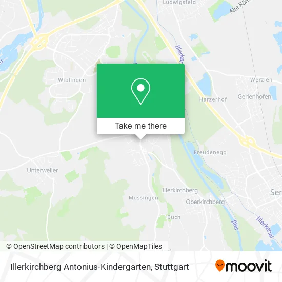 Карта Illerkirchberg Antonius-Kindergarten