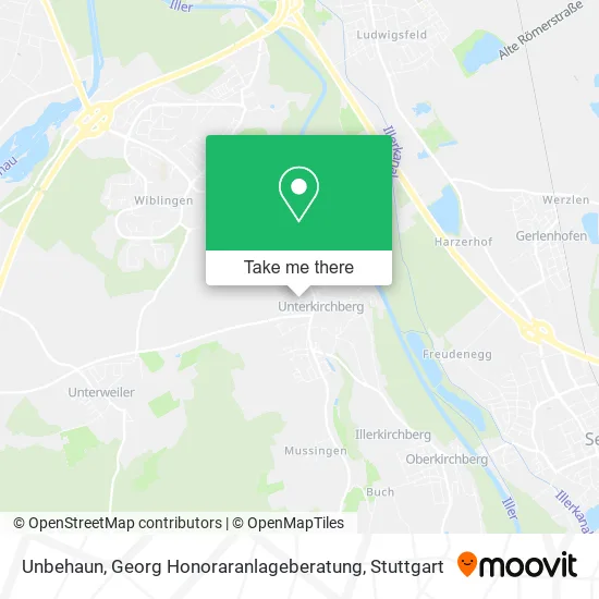 Карта Unbehaun, Georg Honoraranlageberatung