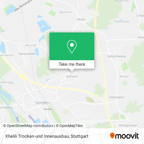 Карта Xhelili Trocken-und Innenausbau