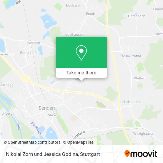 Nikolai Zorn und Jessica Godina map