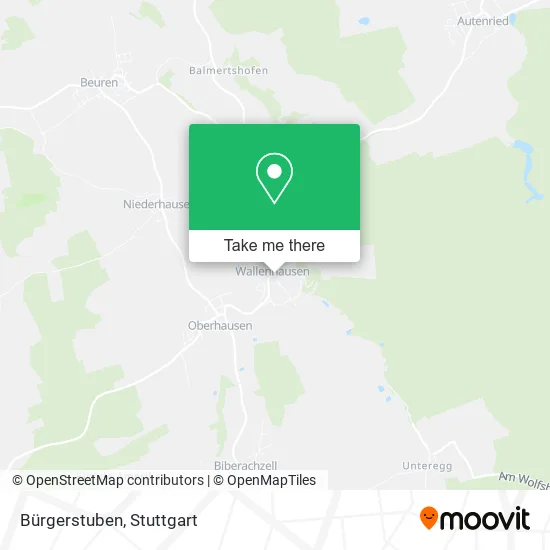Карта Bürgerstuben