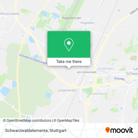 Карта Schwarzwaldelemente