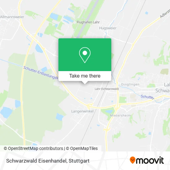 Карта Schwarzwald Eisenhandel
