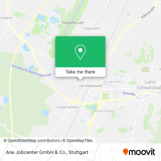 Карта Ane Jobcenter GmbH & Co.