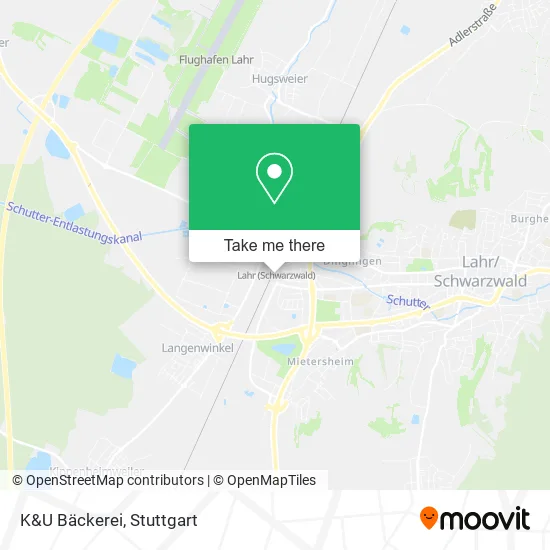 Карта K&U Bäckerei