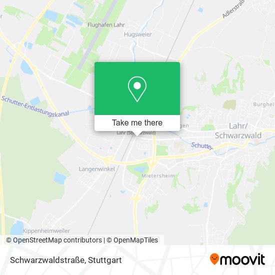 Карта Schwarzwaldstraße