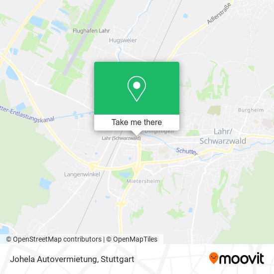 Карта Johela Autovermietung