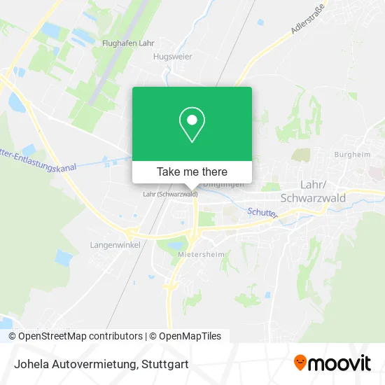 Карта Johela Autovermietung